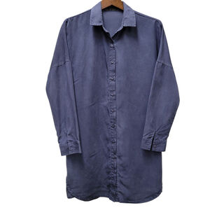 Blaque Label Women's Long-Sleeves Shirt Dress Navy Size XS Excellent Condition